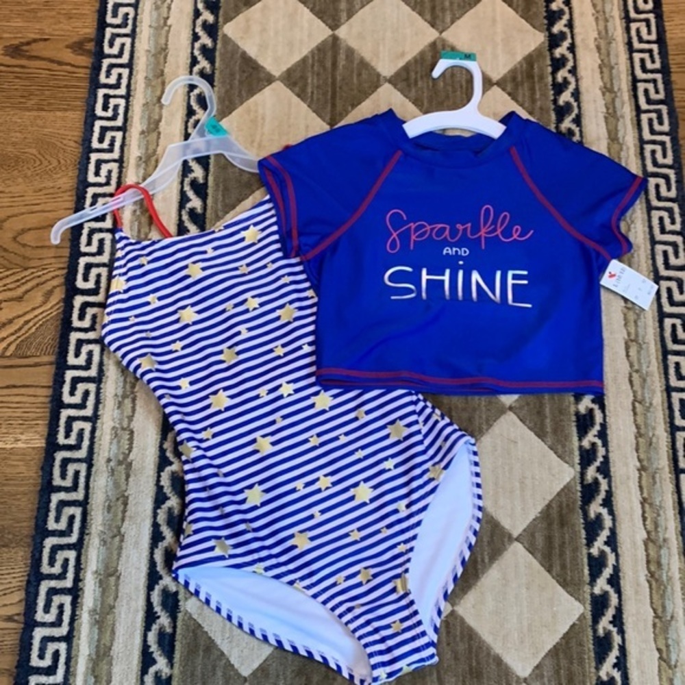 NWT…girl’s 2 piece swimsuit
